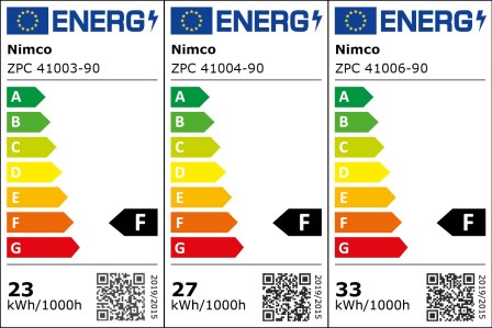 Fekete LED tükör